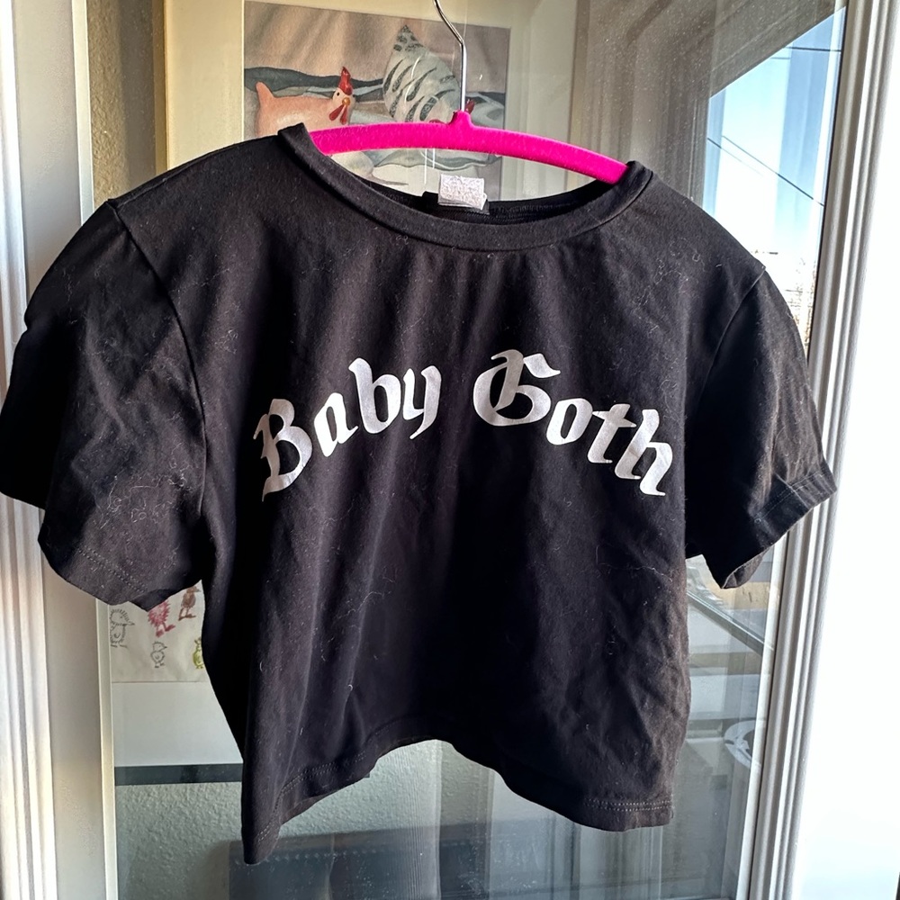 Baby Goth Crop Tee